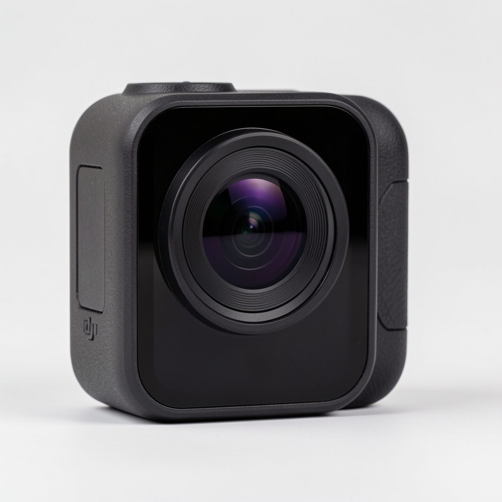 DJI Osmo Action 4 aksiyon kamerası ön ekranlı kompakt tasarım